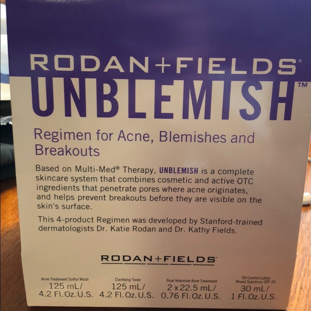 Rodan + Fields Unblemish Regimen NIB